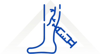 Léčba chronického otoku nebo bércového vředu